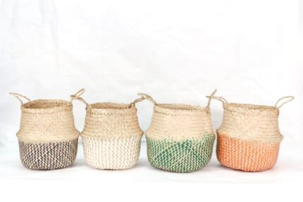 VETNAM PANIER OSIER BEIGE 30x16x40 CM