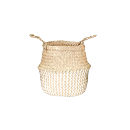 VETNAM PANIER OSIER BEIGE 30x16x40 CM