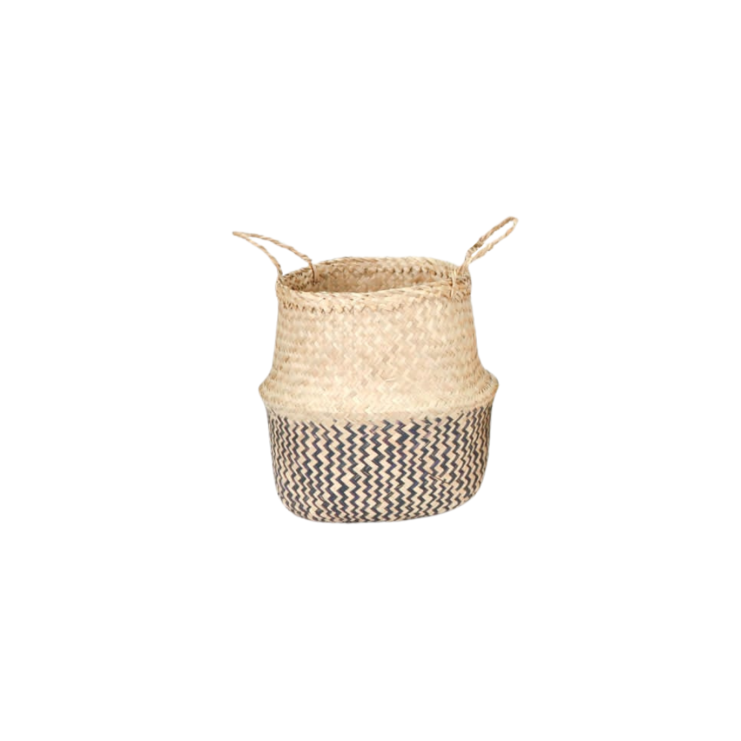 VETNAM PANIER OSIER BEIGE / NOIR 22x11x28 CM VETNAM PANIER OSIER BEIGE / NOIR 22x11x28 CM