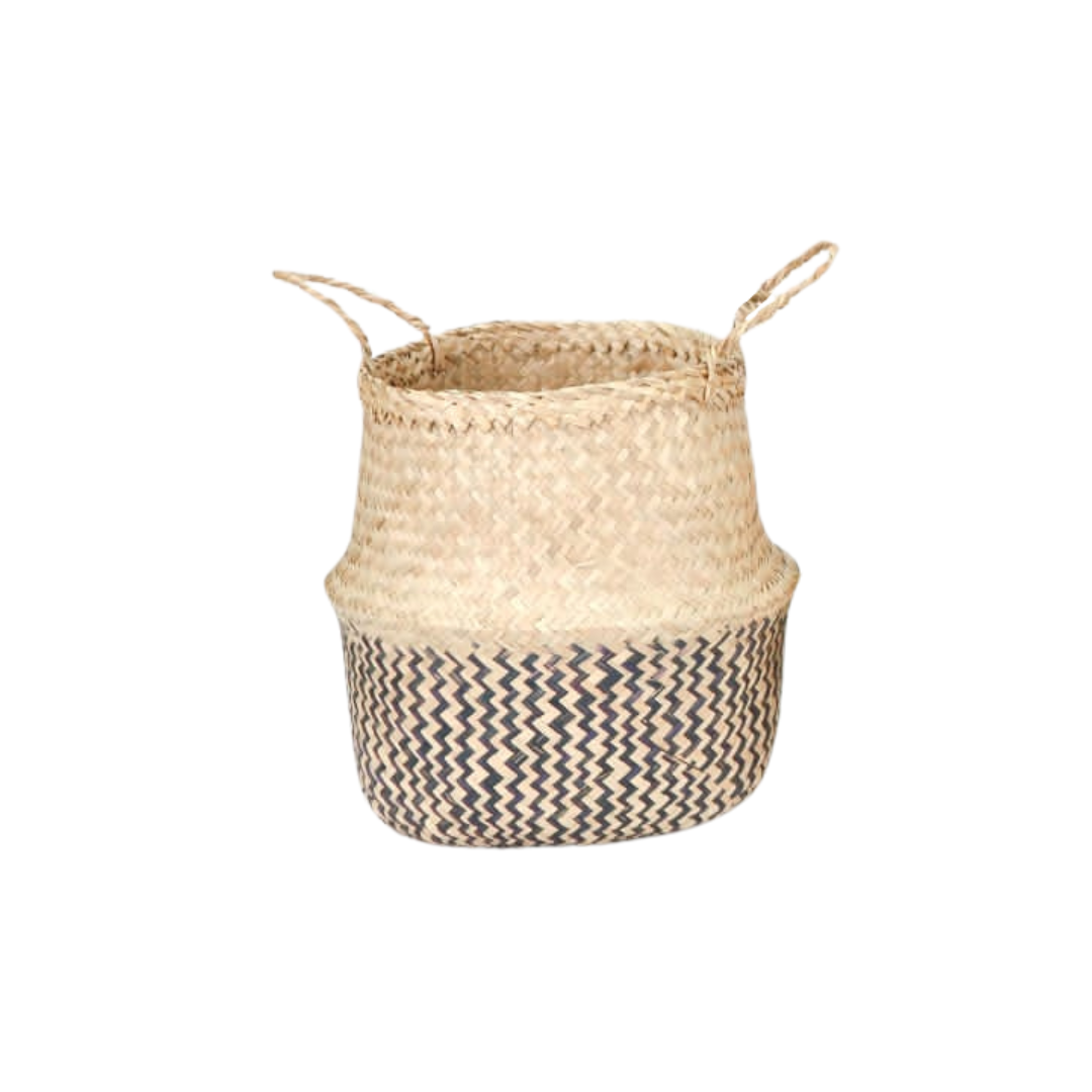 VETNAM PANIER OSIER BEIGE / NOIR 30x16x40 CM VETNAM PANIER OSIER BEIGE / NOIR 30x16x40 CM