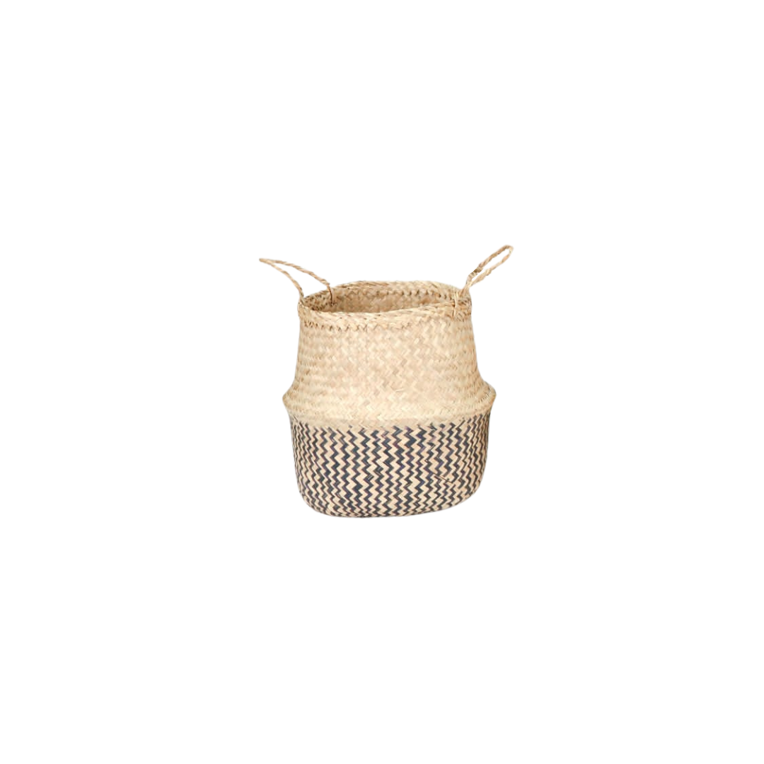 VETNAM PANIER OSIER BEIGE / NOIR 16x10x26 CM VETNAM PANIER OSIER BEIGE / NOIR 16x10x26 CM