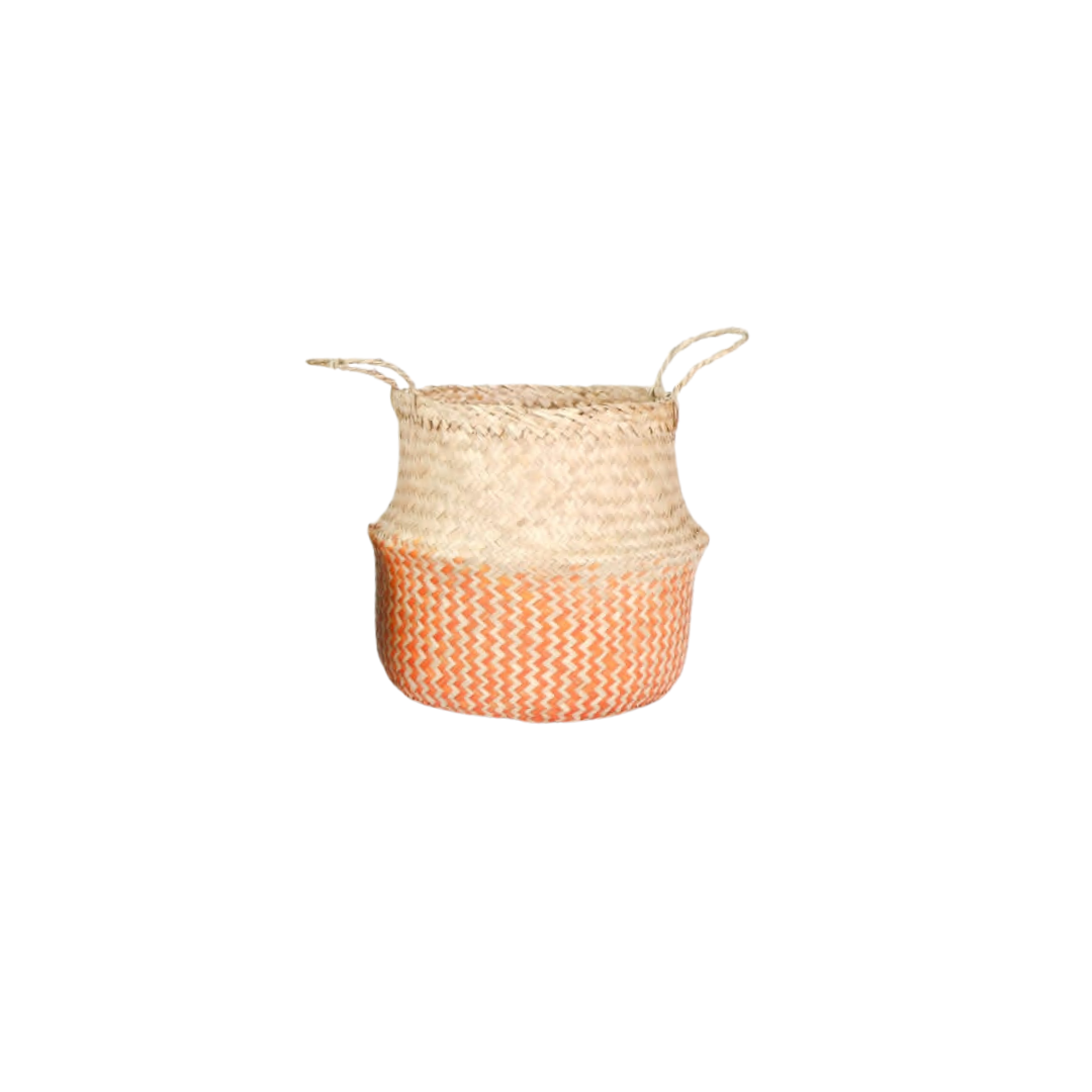 VETNAM PANIER OSIER BEIGE / ORANGE 22x11x28 CM VETNAM PANIER OSIER BEIGE / ORANGE 22x11x28 CM