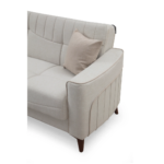 VICTORIA SALON 3+2+1 MARRON LIGHT - Bleu