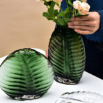 VRIDIS VASE EN VERRE PF 15X6X28CM