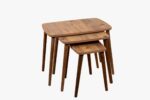 NAPOLI TABLE GIGOGNE ATLANTIK PINE 52X70X40/49X55X38/46X38X36