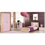 PACK HAPPY LIT + SOMMIER + CHEVET + BUREAU