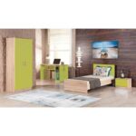 PACK HAPPY LIT + SOMMIER + CHEVET + BUREAU