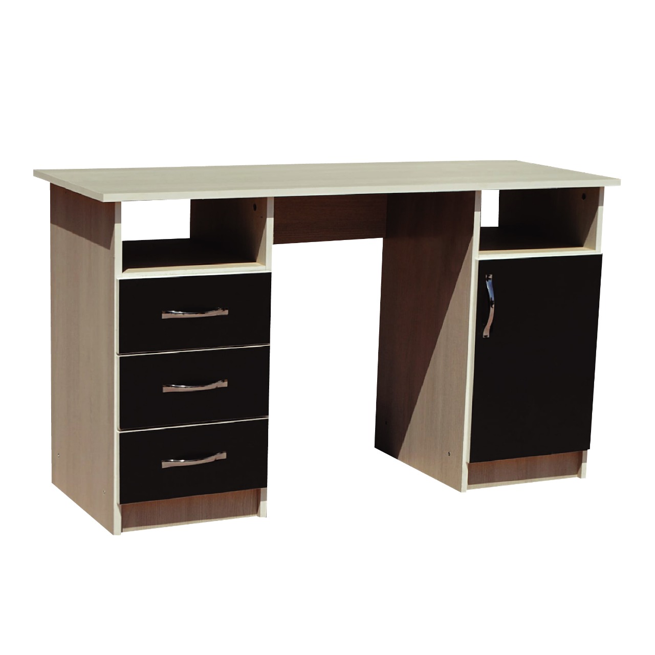 STUDY BUREAU 3 TIROIRS+3 NICHES+1PORTE CL CHENE GRIS STUDY BUREAU 3 TIROIRS+3 NICHES+1PORTE CL CHENE GRIS