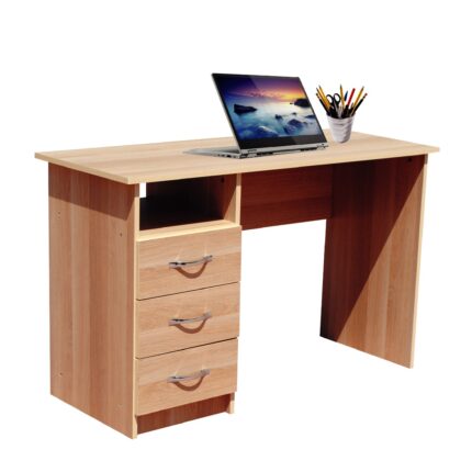 COLLEGE BUREAU 3 TIROIRS+1 NICHE CL CHENE