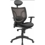 FAUTEUIL PRESIDENT SIMON EN MESH NOIR