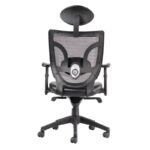 FAUTEUIL PRESIDENT SIMON EN MESH NOIR