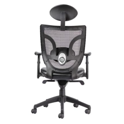 FAUTEUIL PRESIDENT SIMON EN MESH NOIR
