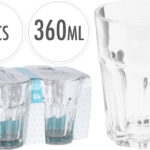 SET DE VERRE A BOIRE 4PCS 360ML