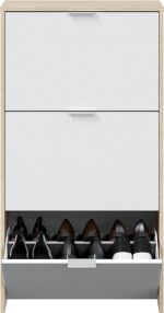 ZAPATEROS MEUBLE CHAUSSURES BLANC 3 PORTES
