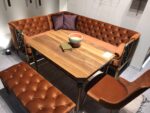 ZUMUROUD TABLE CUISINE CORNER + CHAISE + POUF