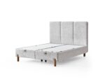 BOHEM SOMMIER 160x200CM AVEC RANGEMENT + 2 CHEVETS+MATELAS BOHEM