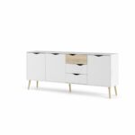 OSLO BUFFET 3 PORTES+3 TIROIRS BLANC