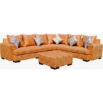 SALON ROME CORNER 295 X 250 CM + POUF GRATUIT