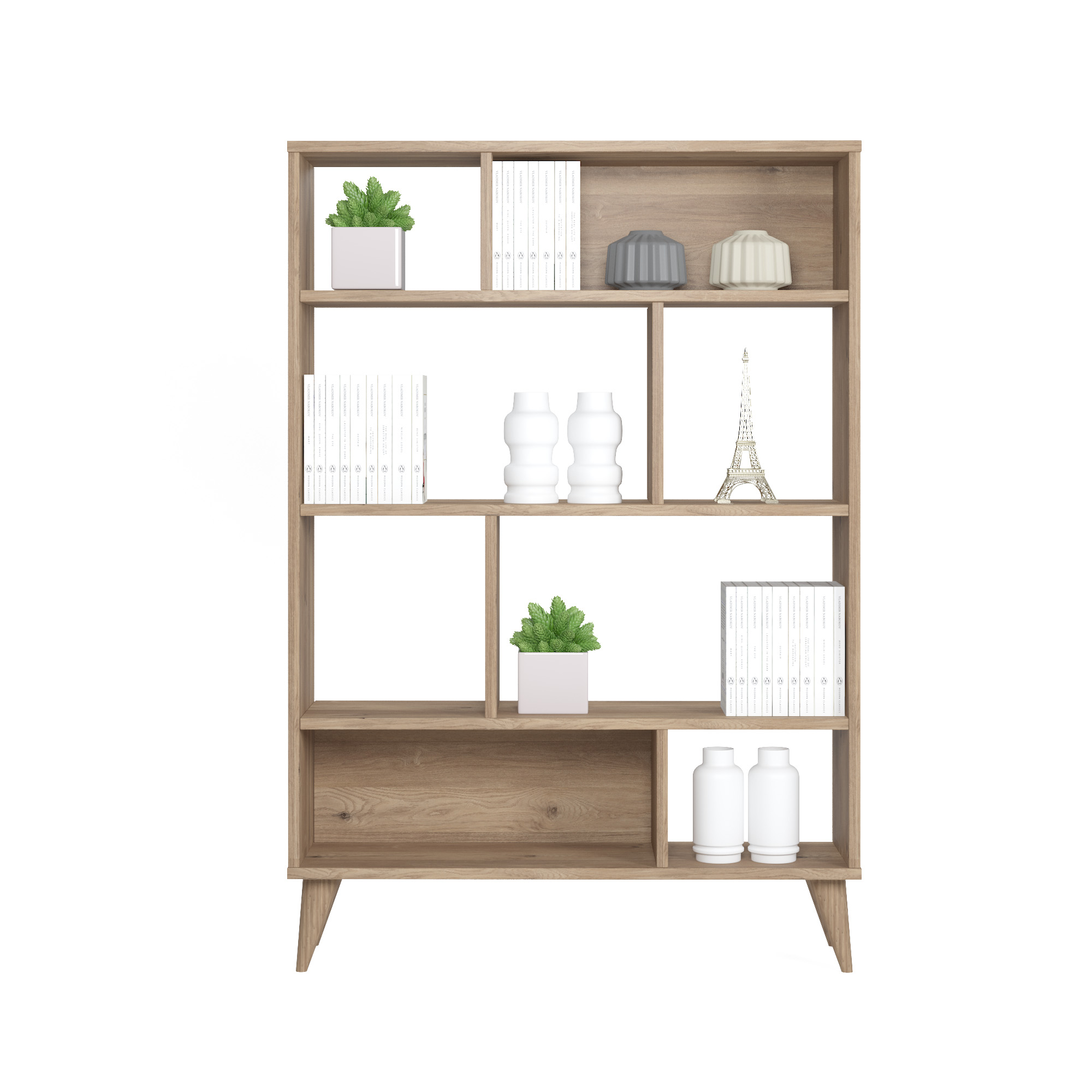 VEGA  BIBLIOTHEQUE LARGE  131X25X90 CM VICTRIA WALNUT