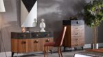 ROSSINI  PACK LIT160*200+2CHEVET+COMODE+MIROIR