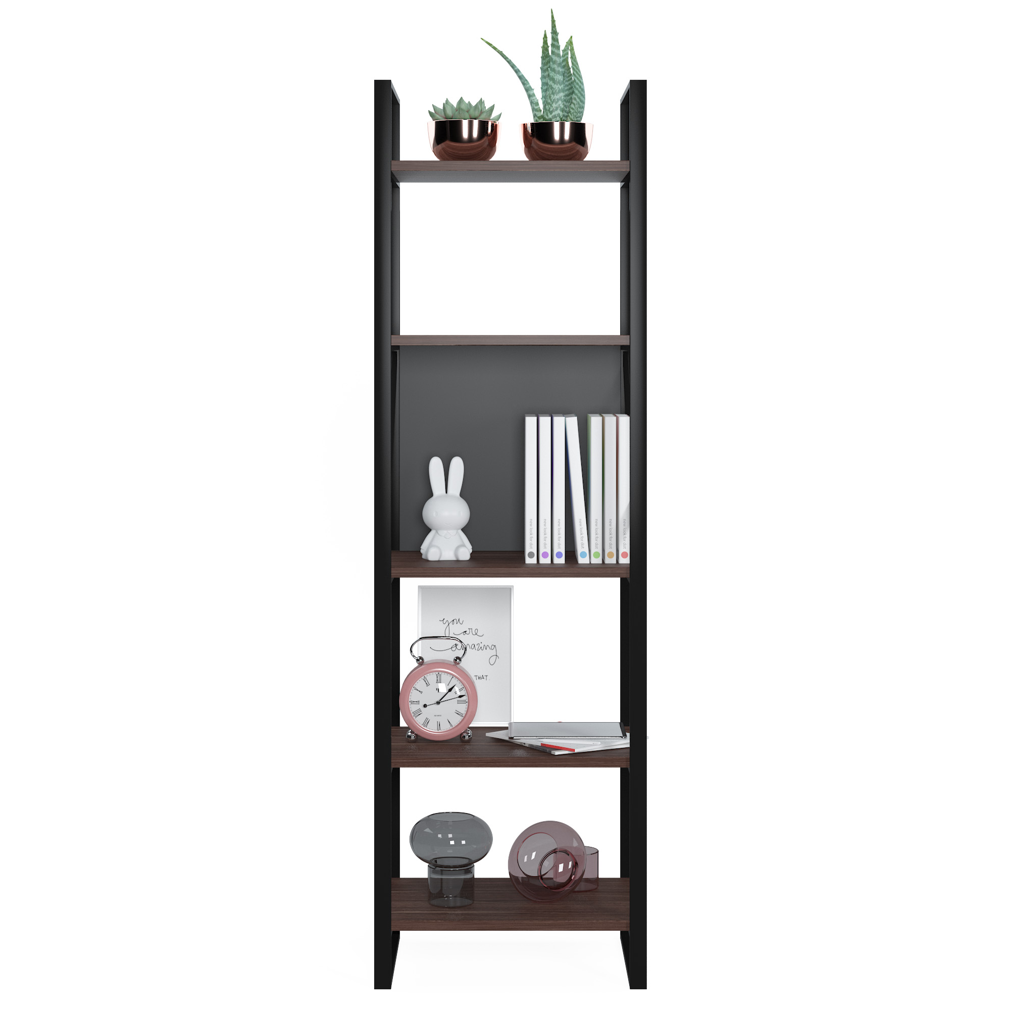 META NARROW BIBLIOTHEQUE VICTRIA WALNUT