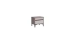 ORION PACK LIT 180X200 CM + 2 CHEVETS + COMMODE + MIROIR + POUF