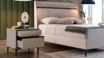 ORION PACK LIT 180X200 CM + 2 CHEVETS + COMMODE + MIROIR + POUF