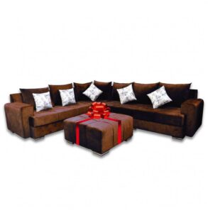 SALON ROME CORNER 295 X 250 CM + POUF GRATUIT