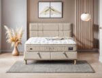 TESLA SOMMIER AVEC RANGEMENT+MATELAS+LINGE DE LIT