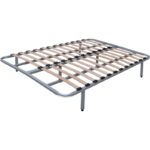 SOMMIER A LATTE AVEC PIEDS 140X190