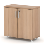 Meuble bas WORK avec 2 portes ouvrantes  Wenge