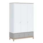 BONO ARMOIRE 3 PORTES GRIS