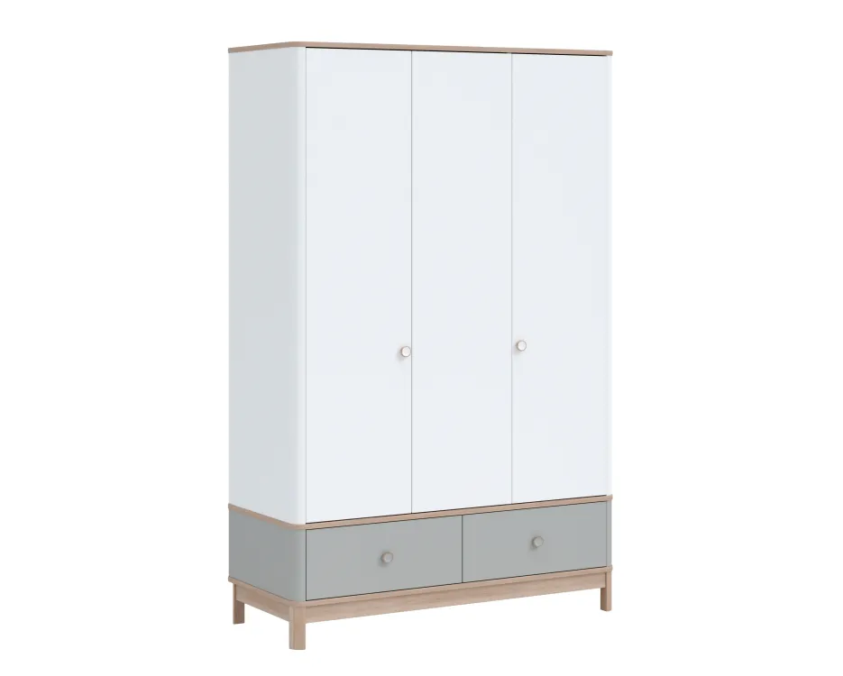 BONO-ARMOIRE-3-PORTES-GRIS BONO ARMOIRE 3 PORTES GRIS – Image 1