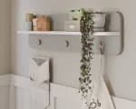 BONO ÉTAGÈRE SUPÉRIEURE DE COMMODE GRIS – Image 2