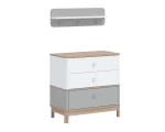 BONO ÉTAGÈRE SUPÉRIEURE DE COMMODE GRIS – Image 3