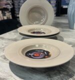 DGP ASSIETTE CREUSE COULEUR ASSORTIS 23 CM