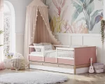 BONO PINK LIT BÉBÉ AVEC RANGEMENT – Image 2